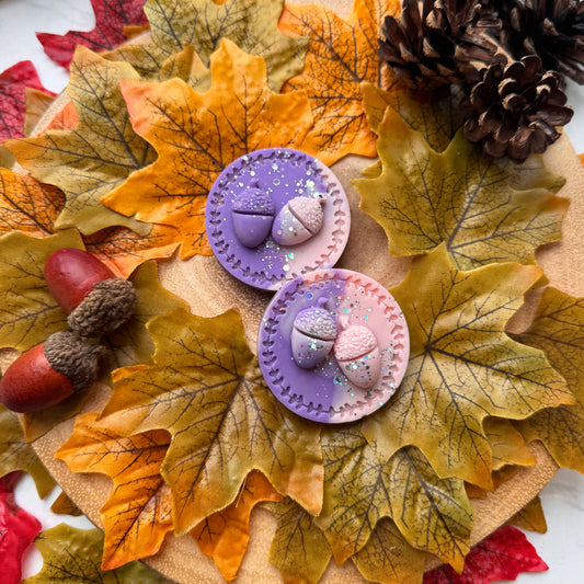 Muddled Plum Acorn Disc Duo