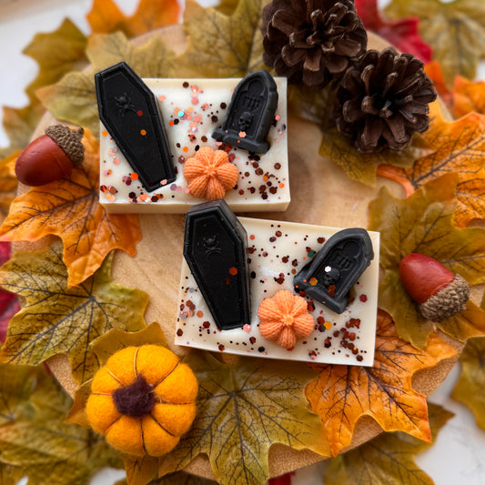 Twisted Treacle & Candy Corn Halloween Slab